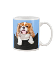 Load image into Gallery viewer, Cavalier King Charles Spaniel In Pocket - Dogs Lovers Gift Mug
