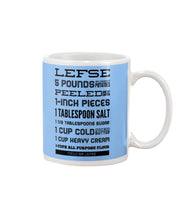 Load image into Gallery viewer, Lefse 5 Pounds Russet Potatoes Peeled And Cut Into 1-inch Pieces Mug
