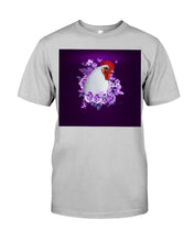 Load image into Gallery viewer, Chicken Floral Background  Special Custom Design Guys Tee
