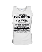 Load image into Gallery viewer, I'm Married To    June    Freaking Sexy Wife Trending For Birthday Gift Unisex Tank Top
