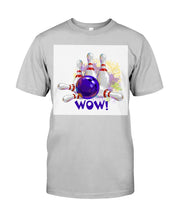 Load image into Gallery viewer, Bowling Wow Color Gift For Bowling Lovers Guys Tee
