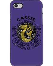 Load image into Gallery viewer, Gift For Cassie Girl The Soul Of A Mermaid Phone case
