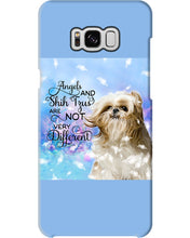 Load image into Gallery viewer, Angels And Shih Tzu Are Not Different Gift For Dog Lovers Phone case
