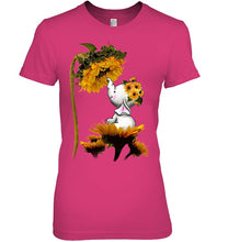 Load image into Gallery viewer, Elephant Sunflower Special Custom Design For Cute Girls Ladies Tee
