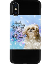 Load image into Gallery viewer, Angels And Shih Tzu Are Not Different Gift For Dog Lovers Phone case
