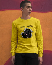 Load image into Gallery viewer, Labrador Retriever Six Feet People Unique Custom Design For Dog Lovers Unisex Long Sleeve
