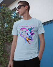 Load image into Gallery viewer, Hummingbirds Heart Shaped I Am A Simple Woman Gift For Mom Guys Tee

