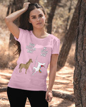Load image into Gallery viewer, Funny Unicorn Difference Between Your Regular Aunt And My Dutch Aunt Ladies Tee
