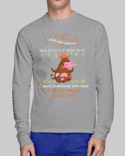 Load image into Gallery viewer, Cow I Need Somebody Who Sees The Crazy And Still Wants Me Unisex Long Sleeve
