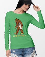 Load image into Gallery viewer, Bigfoot Come And Take It Simple Custom Design Unisex Long Sleeve
