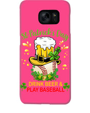 Load image into Gallery viewer, Baseball Drink Beer Day St Patrick's Day Gift For Baseball Lovers Phone case
