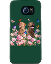Load image into Gallery viewer, Gift For Dog LoversChesapeake Bay Retriever With Peonies Phone case
