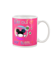 Load image into Gallery viewer, Lovely Phone Case Rainbow Design Stay Out Of My Bubble Gift For Friends Mug

