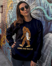 Load image into Gallery viewer, Bigfoot Come And Take It Simple Custom Design Sweatshirt
