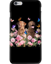 Load image into Gallery viewer, Gift For Dog LoversChesapeake Bay Retriever With Peonies Phone case
