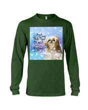 Load image into Gallery viewer, Angels And Shih Tzu Are Not Different Gift For Dog Lovers Unisex Long Sleeve
