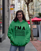 Load image into Gallery viewer, I'm A Paralegal   Special Unique  Custom Design Hoodie
