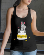 Load image into Gallery viewer, Funny Donkey Anti Depressant Meaning Gift For Women Ladies Flowy Tank
