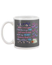 Load image into Gallery viewer, Butterflies When I Miss You I Just Have To Look Inside My Heart Gift For Lover Mug
