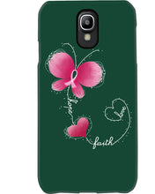 Load image into Gallery viewer, Faith Butterfly Breast Cancer Awareness Custom Design Phone case
