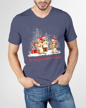 Load image into Gallery viewer, Cats We Wish You A Merry Christmas Gift For Cat Lovers Guys V-Neck
