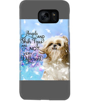 Load image into Gallery viewer, Angels And Shih Tzu Are Not Different Gift For Dog Lovers Phone case
