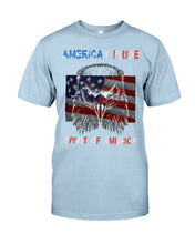 Load image into Gallery viewer, Eagle American Pride Spirit Of America Gift For American People Guys Tee
