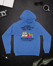 Load image into Gallery viewer, A Woman Cannot Survive On Book Alone She Also Needs Yarn Trending Hoodie
