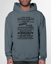 Load image into Gallery viewer, A Spoiled Husband Of November      Freaking Awesome Wife For Birthday Gift Hoodie
