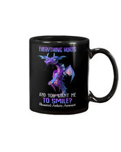 Load image into Gallery viewer, Everything Hurt And You Want Me To Smile Trending Mug
