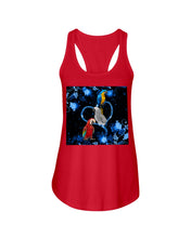 Load image into Gallery viewer, Lovely Phone Case Twinkling Blue Heart Gift For Parrots Lovers Ladies Flowy Tank

