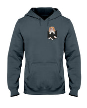 Load image into Gallery viewer, Cavalier King Charles Spaniel In Pocket - Dogs Lovers Gift Hoodie
