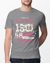 Load image into Gallery viewer, Made In September  1961 58    Years Of Being Awesome Trending Guys Tee

