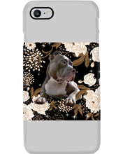 Load image into Gallery viewer, Gift For Dog Lovers Pitbull Bright Peonies Phone case
