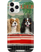 Load image into Gallery viewer, Cavalier Happy Holiday Gift For Dog Lovers Phone case
