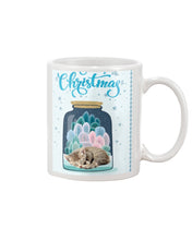 Load image into Gallery viewer, Cat In Bottle Magic Christmas Design Gift For Cat Lovers Mug
