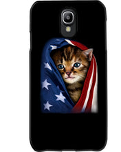 Load image into Gallery viewer, Lovely Tote Bag Cat In American Flag Gift For Cat Lovers Phone case
