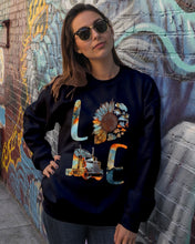 Load image into Gallery viewer, Love Trucker Simple Unique Custom Design For Personalized Job Gift Sweatshirt

