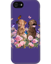 Load image into Gallery viewer, Gift For Dog LoversChesapeake Bay Retriever With Peonies Phone case
