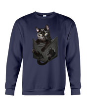 Load image into Gallery viewer, Cat In Your Front Pocket Perfect Gift For Friends Who Loves Cat Sweatshirt
