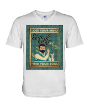 Load image into Gallery viewer, Lose Your Mind Find Your Soul Gift For Bartender Guys V-Neck
