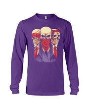 Load image into Gallery viewer, Black Phone Case With Skulls Design Gift For Friends Unisex Long Sleeve
