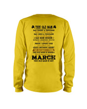 Load image into Gallery viewer, March Old Man Has Fought A Thousand Battles Trending For Birthday Gift Unisex Long Sleeve
