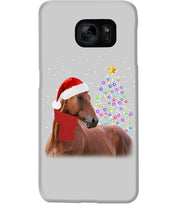 Load image into Gallery viewer, Cute Horse With Santa Hat Lovely Christmas Tree Gift For Horse Lovers Phone case
