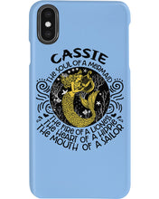 Load image into Gallery viewer, Gift For Cassie Girl The Soul Of A Mermaid Phone case

