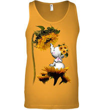 Load image into Gallery viewer, Elephant Sunflower Special Custom Design For Cute Girls Unisex Tank Top
