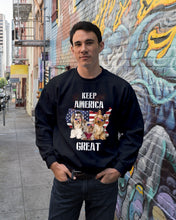Load image into Gallery viewer, Keep America Great Yorkshire Terrier Gift For Dog Lovers Sweatshirt
