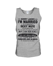 Load image into Gallery viewer, I'm Married To    June    Freaking Sexy Wife Trending For Birthday Gift Unisex Tank Top
