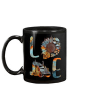 Load image into Gallery viewer, Love Trucker Simple Unique Custom Design For Personalized Job Gift Mug
