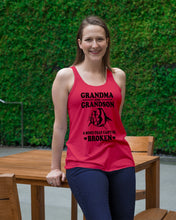 Load image into Gallery viewer, Grandma And Grandson A Bond That Can't Be Broken Custom Design Ladies Flowy Tank
